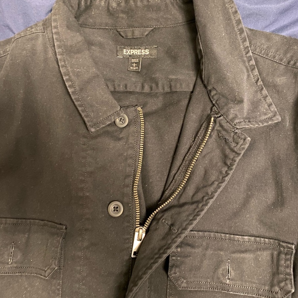 Zippered/Buttoned Down Jacket - image 2